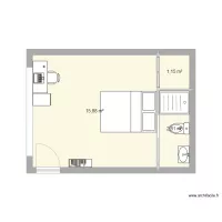 Chambre amis haut du garage