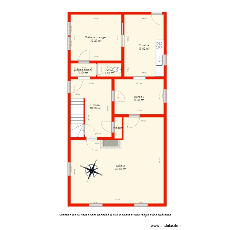 BI  3240 maison rdc côté. Plan de 0 pièce et 0 m2