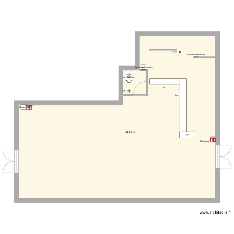 LE CLYDE. Plan de 0 pièce et 0 m2
