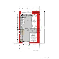 Salle de bain après travaux avec meubles définitif