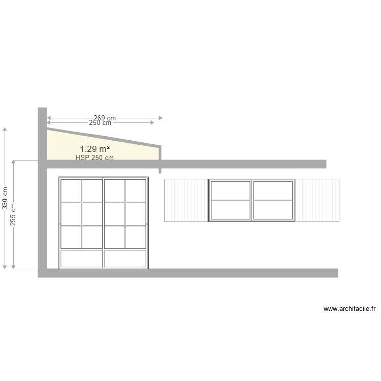 Pergola zaza. Plan de 0 pièce et 0 m2