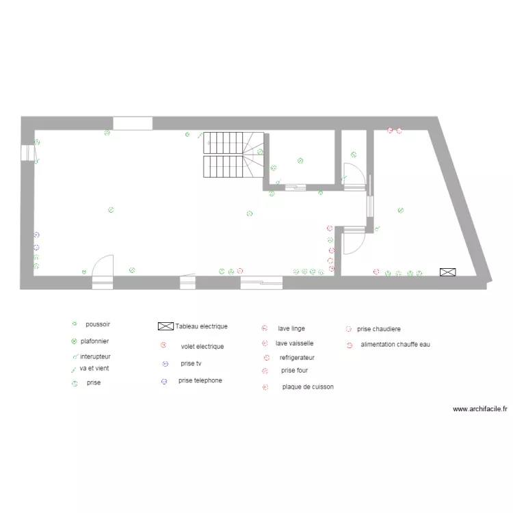 audy rc. Plan de 0 pièce et 0 m2