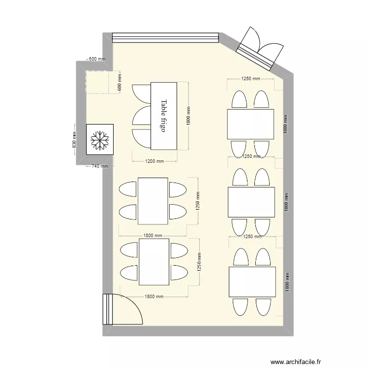 Ercan Dislad. Plan de 
