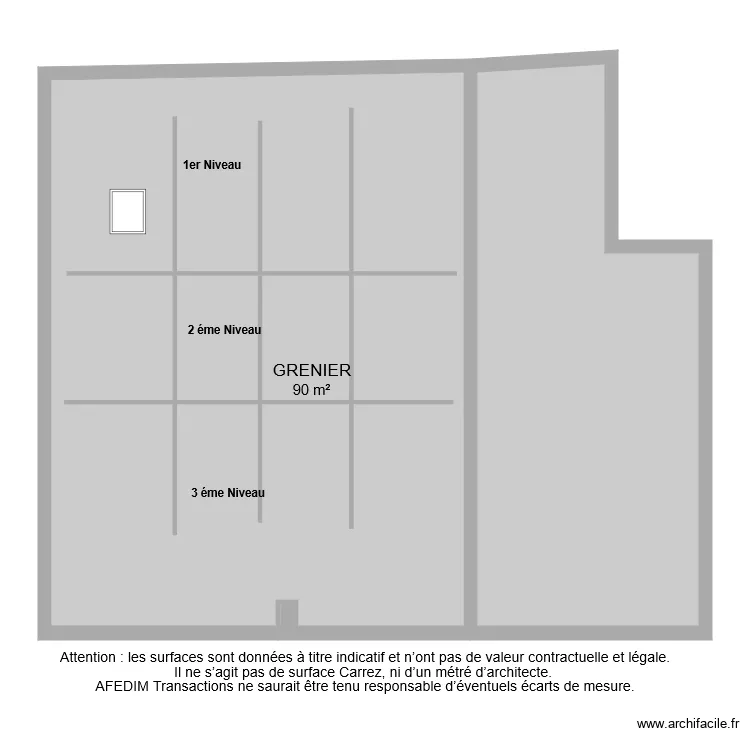 BI 7970 GRENIER. Plan de 