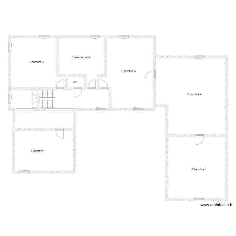 Etage Renaux. Plan de 