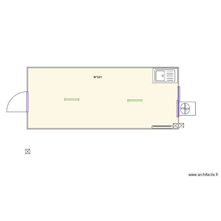 Module 221. Plan de 0 pièce et 0 m2