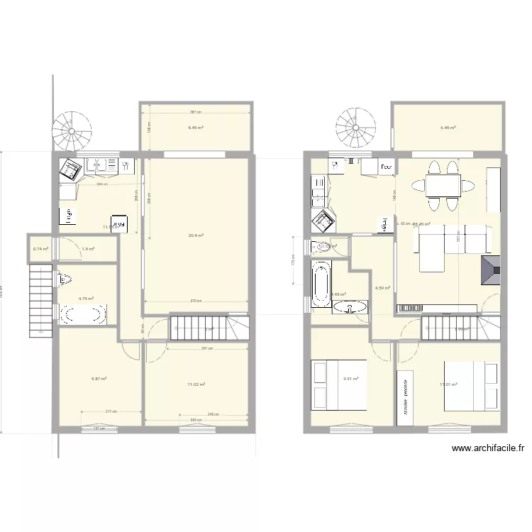 Maison Conflans RDC v2. Plan de Maison Conflans RDC v2. Plan de
