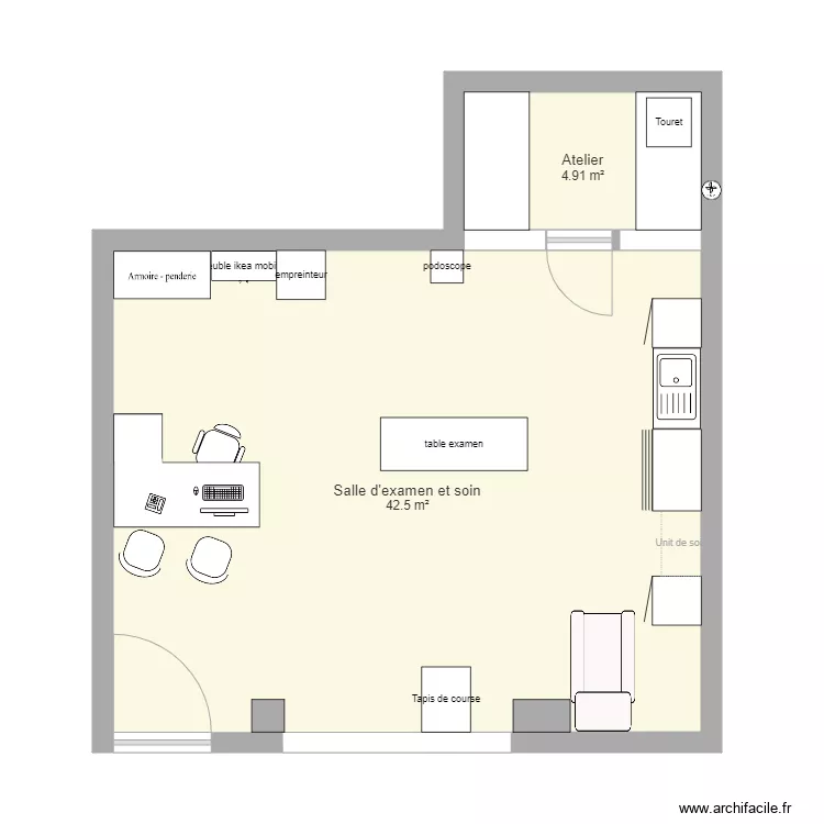 cabinet 2. Plan de cabinet 2. Plan de