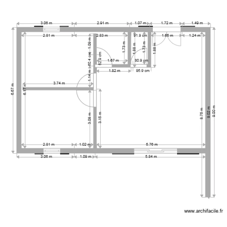 les jacques. Plan de les jacques. Plan de