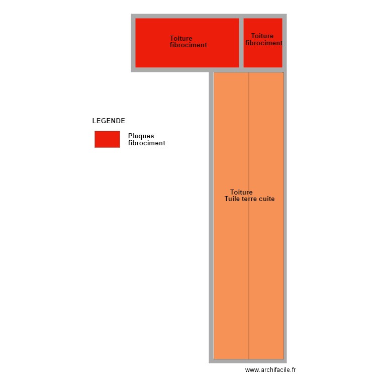 richard toitures. Plan de 3 pièces et 107 m2