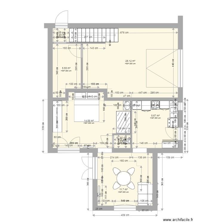 Studio 210320. Plan de 0 pièce et 0 m2