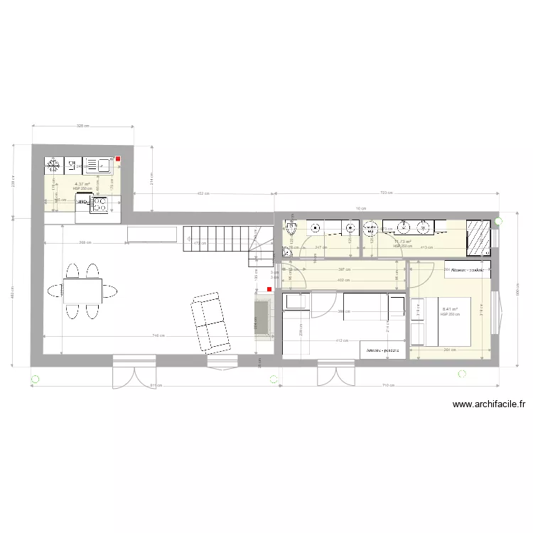 extension nouvelle. Plan de extension nouvelle. Plan de