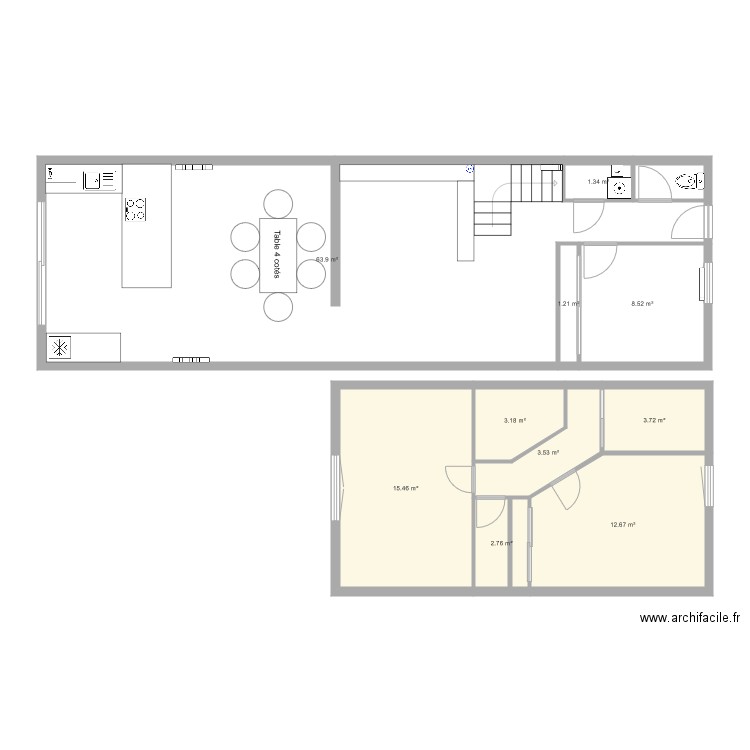 trelaze. Plan de 0 pièce et 0 m2