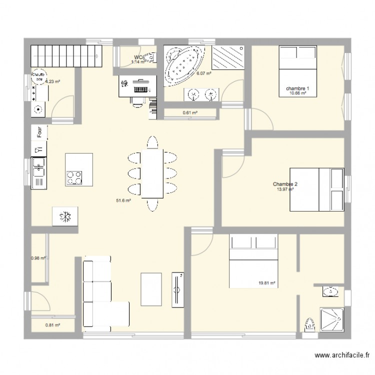 maison michou hangar. Plan de 0 pièce et 0 m2