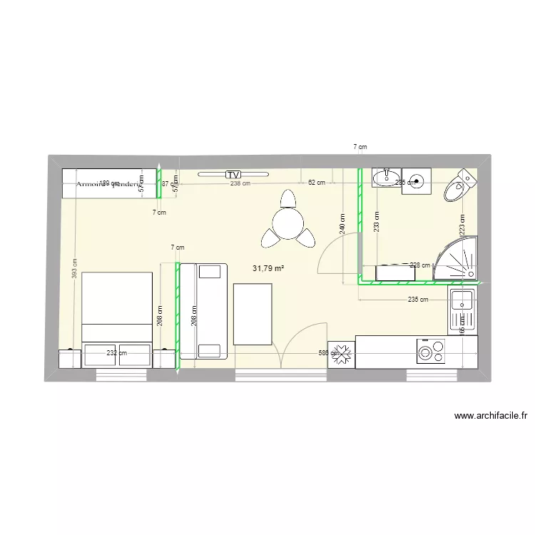 location ancien bureau 3. Plan de 