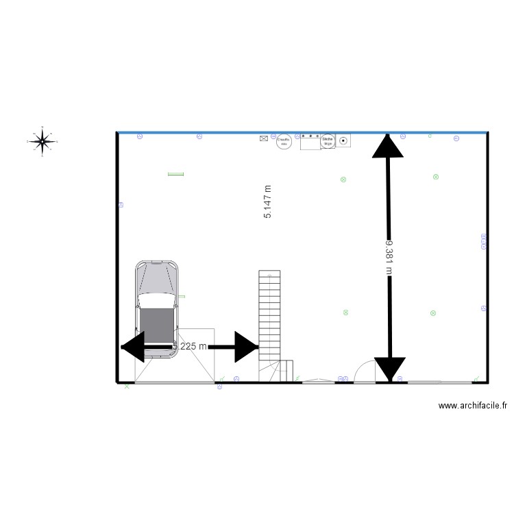elec sou sol. Plan de 0 pièce et 0 m2