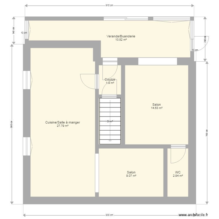 COL ET MAZET rdc. Plan de 0 pièce et 0 m2