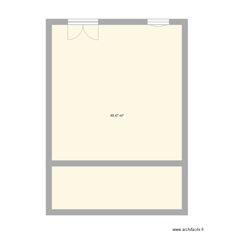 projet louloute. Plan de 0 pièce et 0 m2