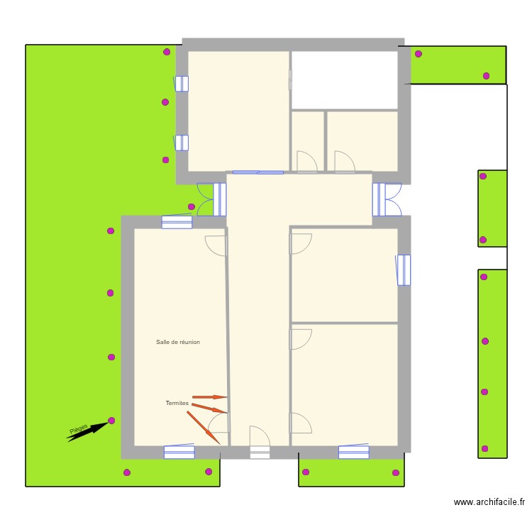 MAIRIE. Plan de 0 pièce et 0 m2