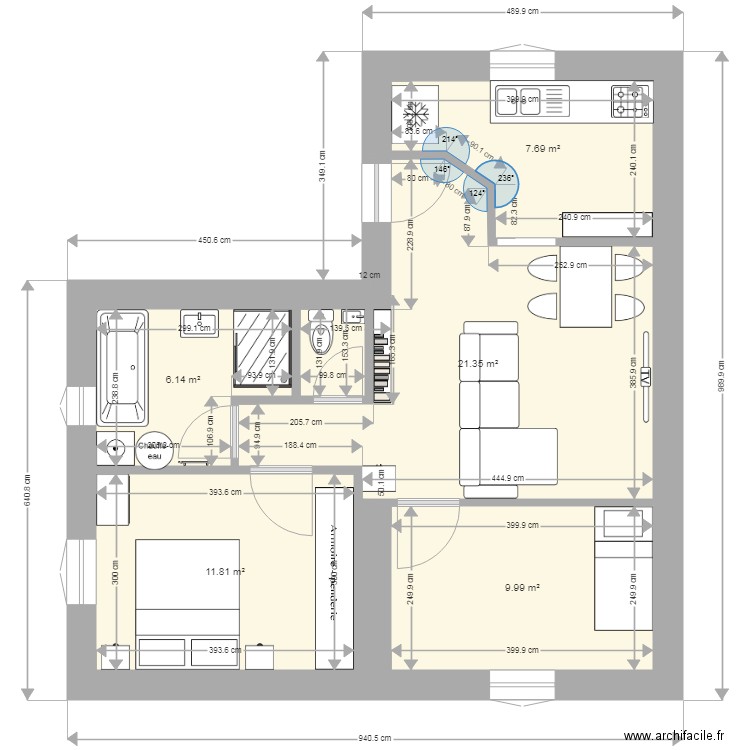 plan rénovation final. Plan de 0 pièce et 0 m2