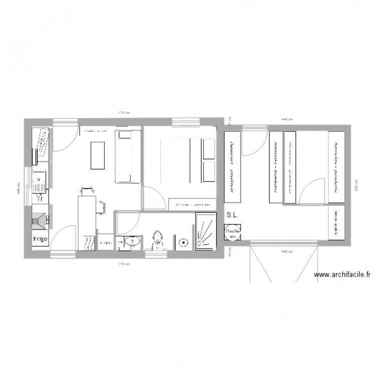 Essai New Garage meubles sans EDF 8 2. Plan de 0 pièce et 0 m2