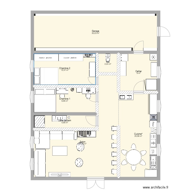 Plan Maison Papi. Plan de 0 pièce et 0 m2