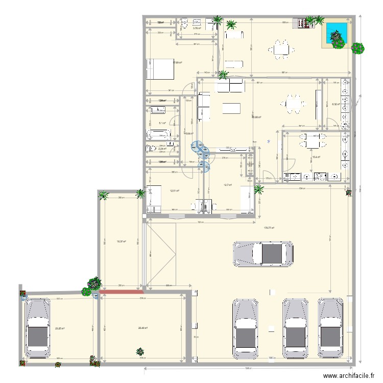 Plano 2. Plan de 0 pièce et 0 m2