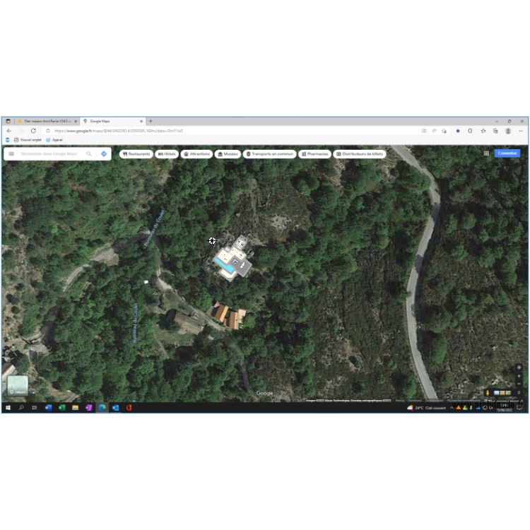 villa papa. Plan de 0 pièce et 0 m2