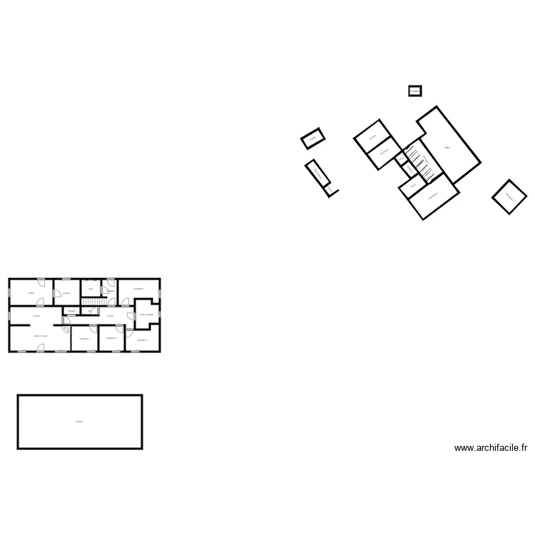 LAIGLE vergeal. Plan de 