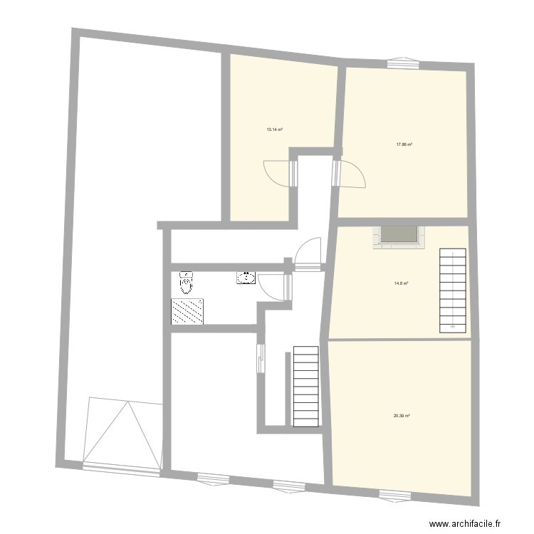 atti cote 2020 ETAGE 1. Plan de 0 pièce et 0 m2