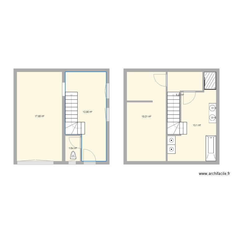 Bouchrie. Plan de 0 pièce et 0 m2