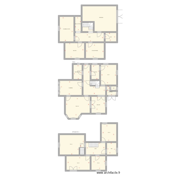 REMAOUN. Plan de 0 pièce et 0 m2