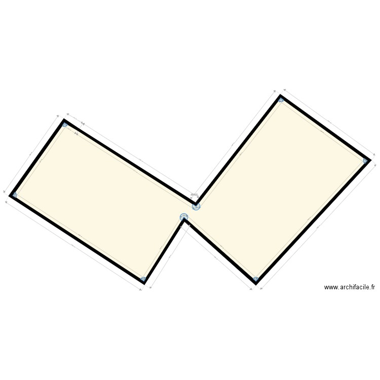 FROIDEVAUXCADASTRE. Plan de 1 pièce et 261 m2