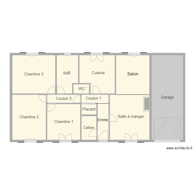 rdc renoncules. Plan de 0 pièce et 0 m2