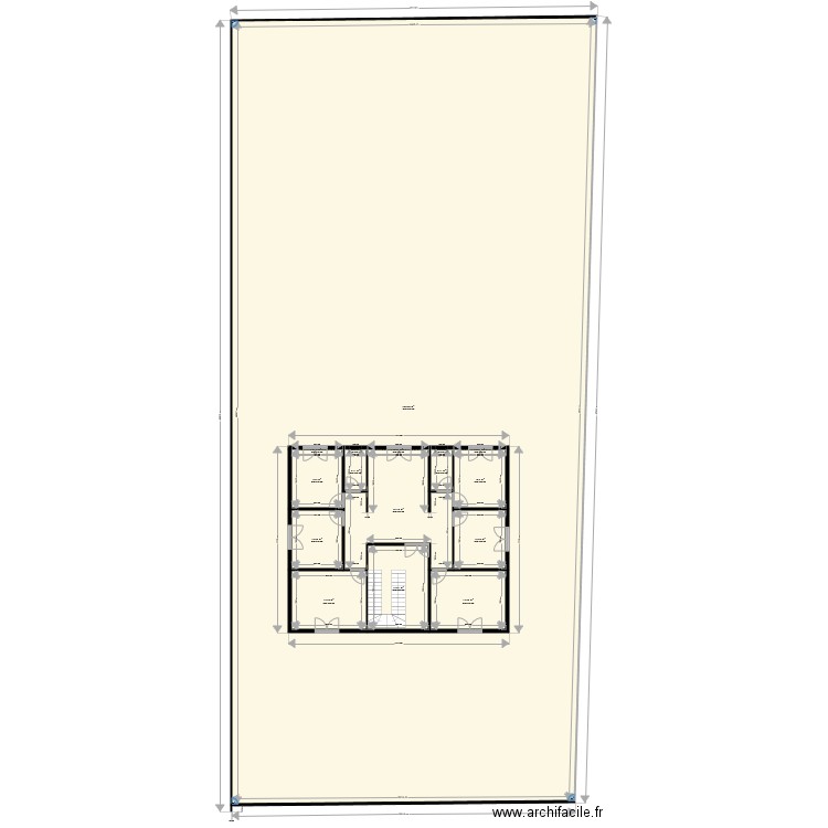 maison dans le terrain globale. Plan de 0 pièce et 0 m2