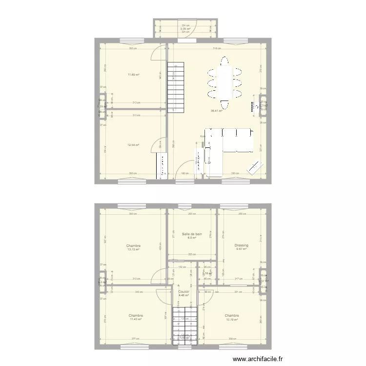 Maiosn de nos reves projet . Plan de 