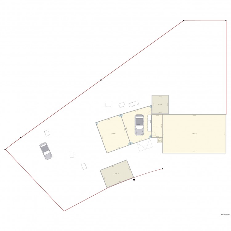 plan coté 3. Plan de 0 pièce et 0 m2