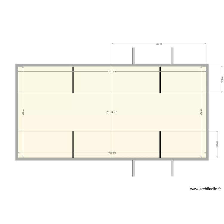 PLAN GARAGE ETAGE. Plan de 