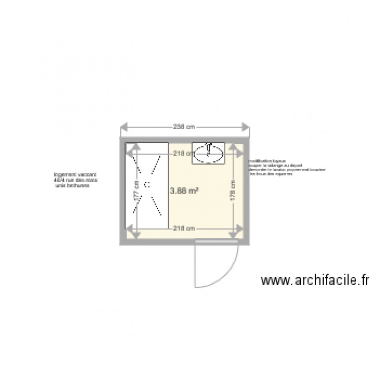 Plan. Plan de 0 pièce et 0 m2