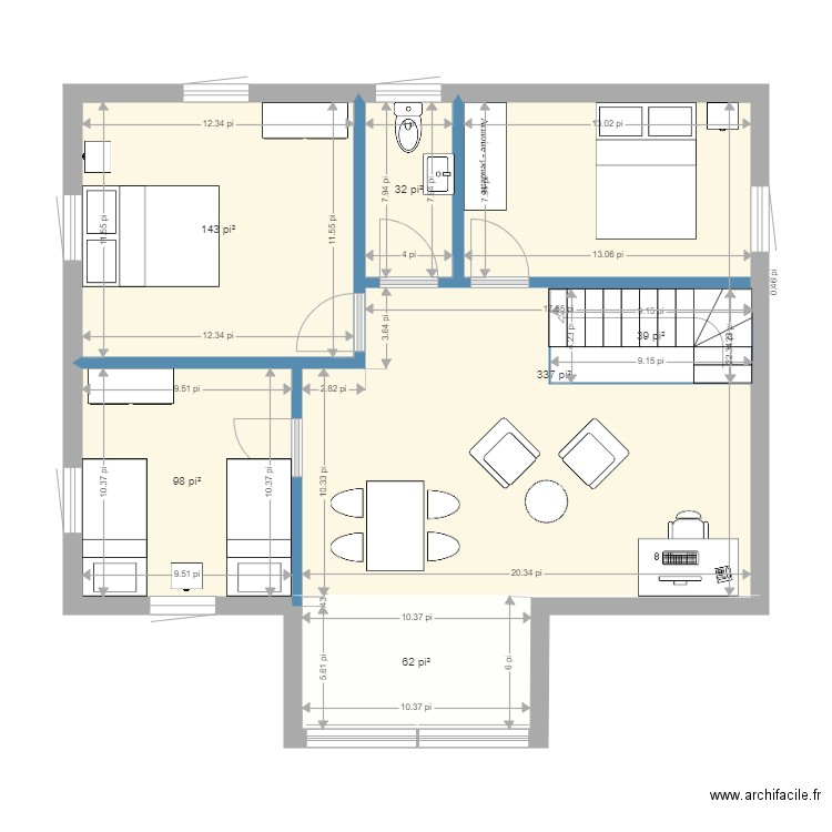 CHALET 5. Plan de 0 pièce et 0 m2