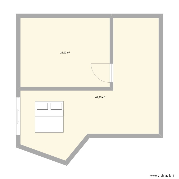 maison agrandissement. Plan de 4 pièces et 206 m2