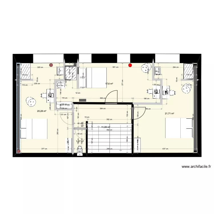 Plan La Villa Zen - 2EME V2. Plan de 