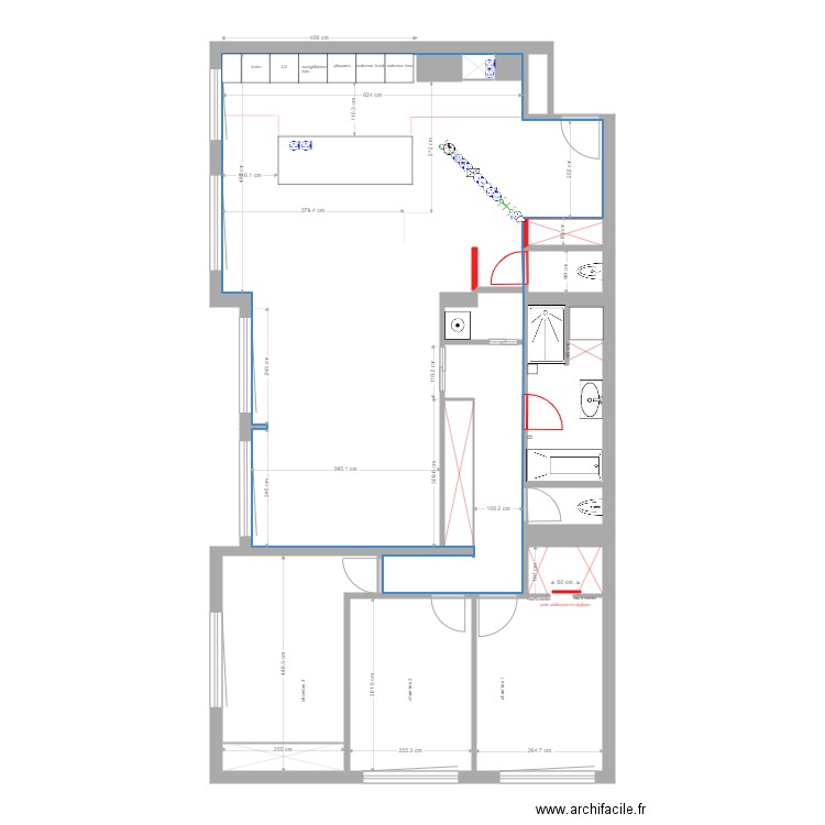 REUILLY définitif. Plan de 0 pièce et 0 m2