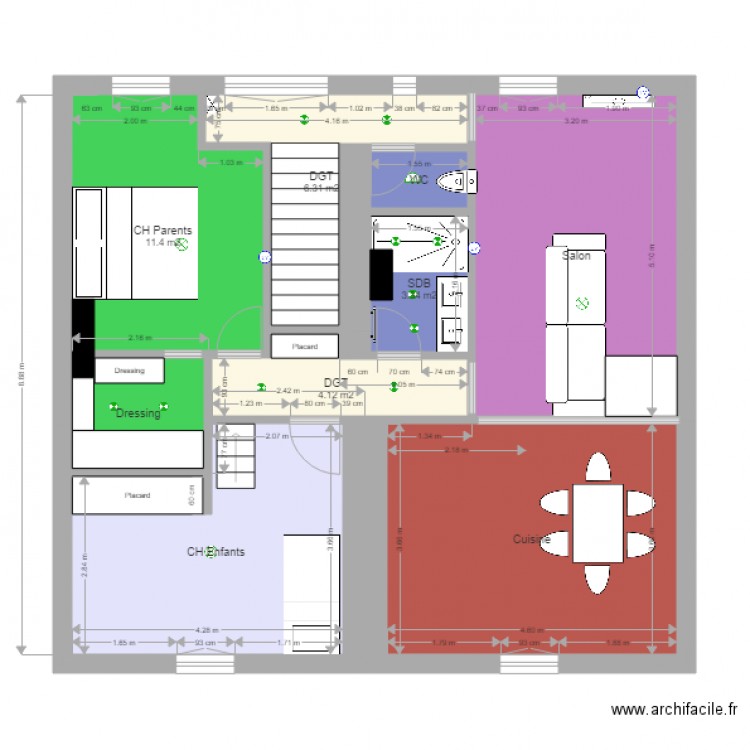 Appartement JOUBERT V6 VCLT. Plan de 0 pièce et 0 m2