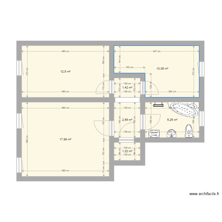 2er etage . Plan de 0 pièce et 0 m2