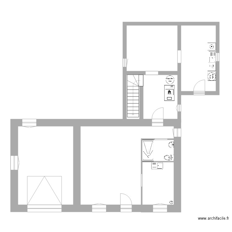 Plan Maison BESSON RDC Ver 10. Plan de 0 pièce et 0 m2
