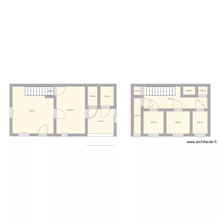 maison 1. Plan de 