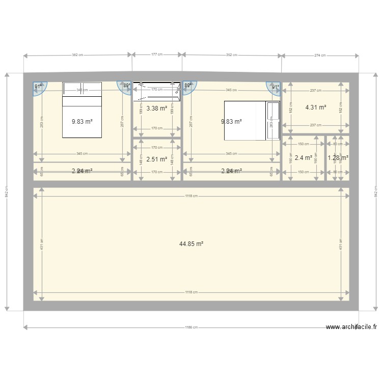 garance. Plan de 0 pièce et 0 m2