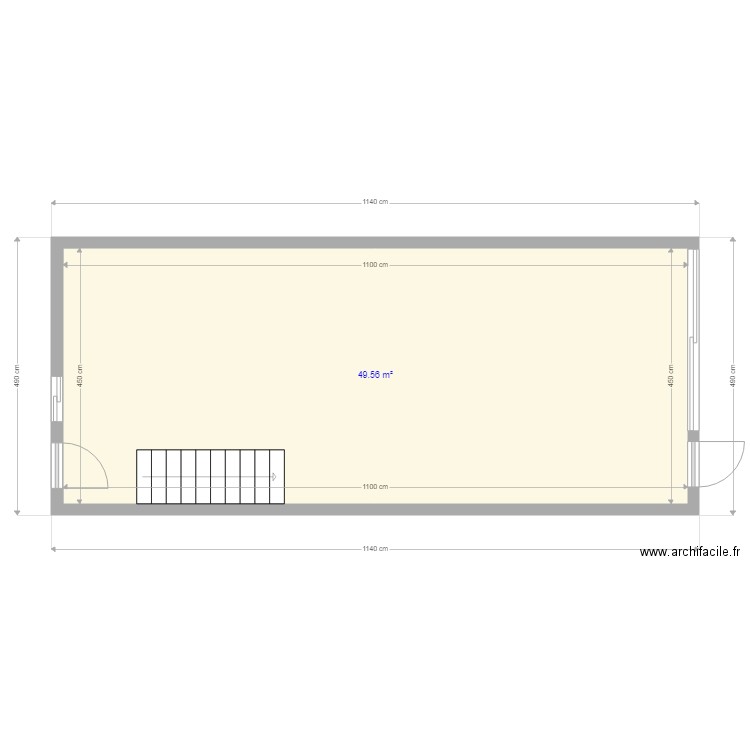 Bistrot Gourm 000. Plan de 0 pièce et 0 m2