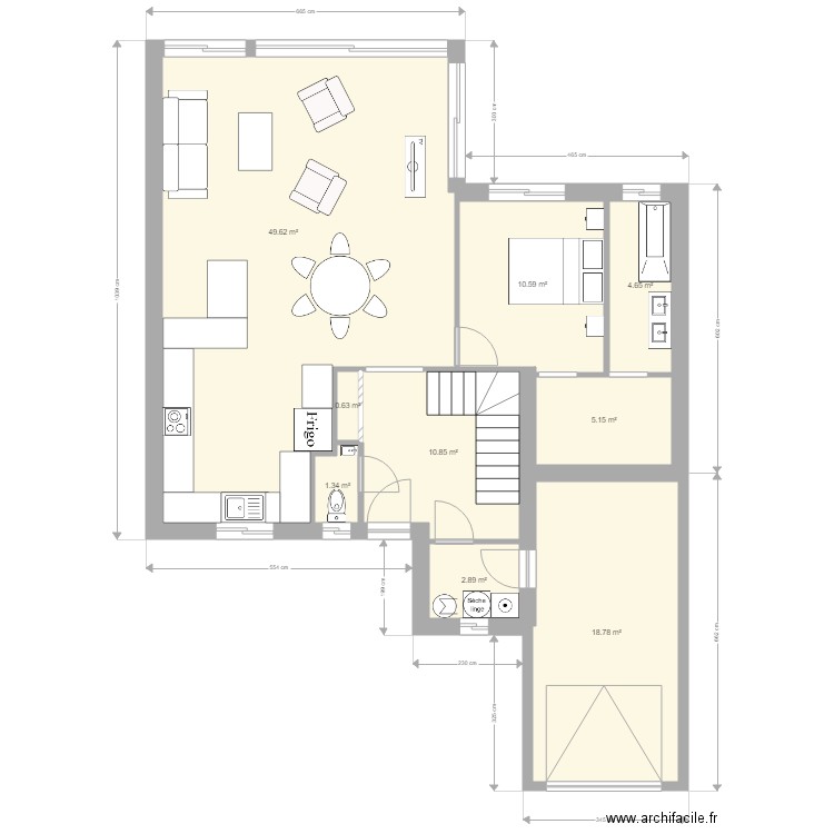 last chance 8 RDC. Plan de 0 pièce et 0 m2